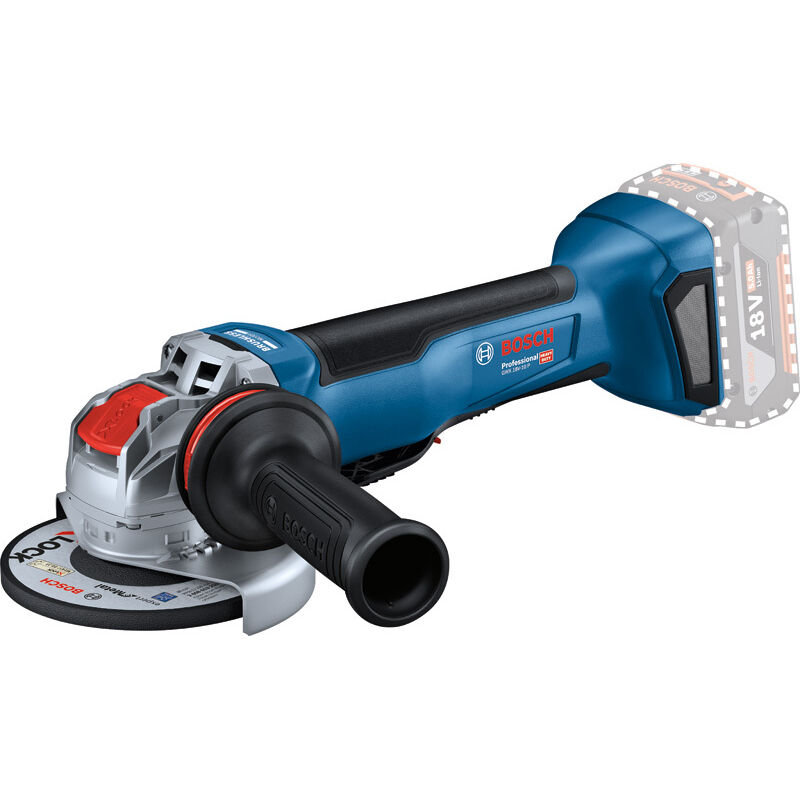 Meuleuse dangle BOSCH PROFESSIONAL GWX 18V 10 P Sans fil 125 mm - vue 4