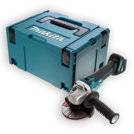 Meuleuse d'angle Brushless Ø 125 mm 18 V Li-Ion Makita DGA506ZJ en coffret MAKPAC 3 (Produit seul)