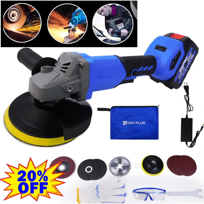 Meuleuse d'Angle Brushless Tool 125mm Meuleuse à découper avec batterie