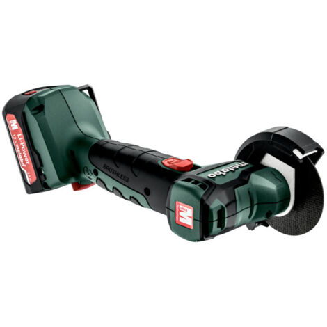 Meuleuse d'angle CC12BL 12V Ø76 mm PowerMaxx (2x2,0 Ah) en Metabox - METABO 600348500