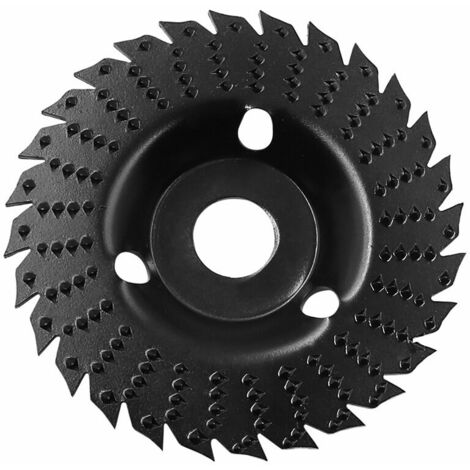 Meuleuse d'angle Disque à bois 125 mm Disque à sculpter le bois 28 dents Poncer et couper les matériaux en bois