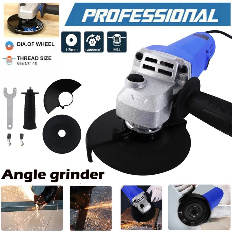 Meuleuse d'angle électrique 115mm Petit outil de meulage d'angle 4800W 12000RPM