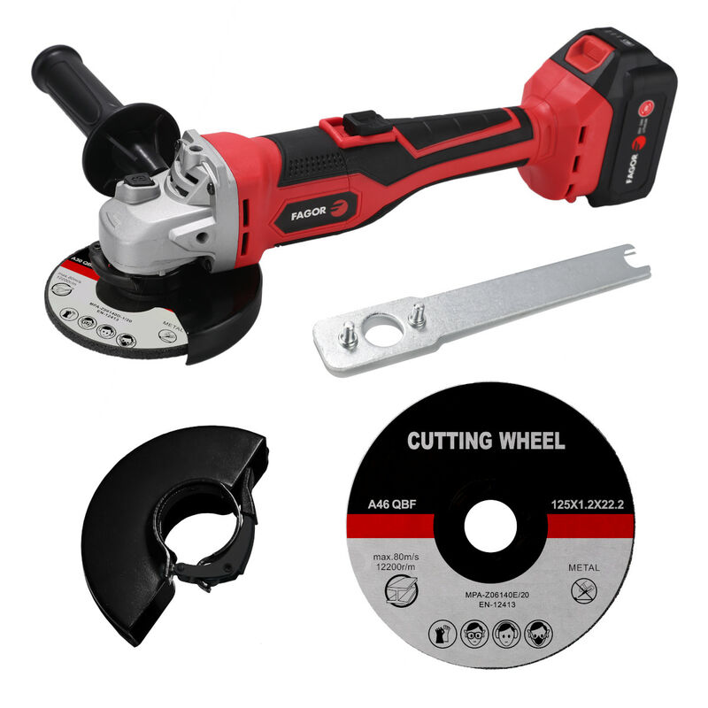 Meuleuse d'angle sans fil 20v Fagor fgm26