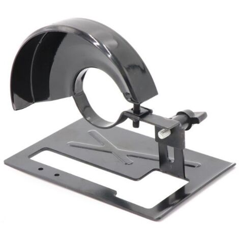 Meuleuse d'angle, Machine à découper, Base de roue en acier, bouclier de protection de sécurité, couverture pour le travail du bois