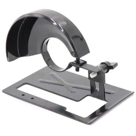 Meuleuse d'angle, Machine à découper, Base de roue en acier, bouclier de protection de sécurité, couverture pour le travail du bois