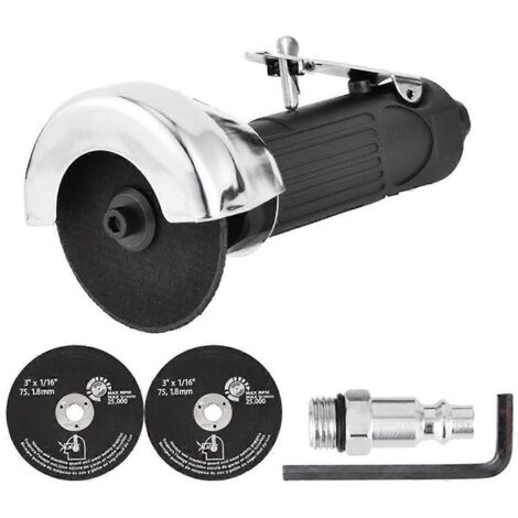Meuleuse d'angle pneumatique 3 pouces, disque de coupe pour métaux