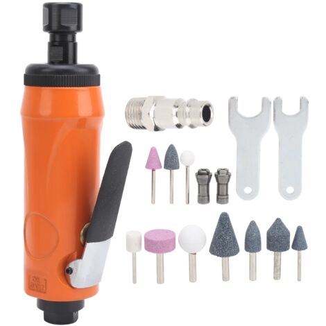 Meuleuse d'angle pneumatique pour gravure et polissage, kit complet 0.62Mpa KP‑621H style professionnel