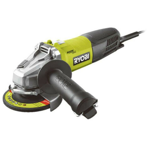 Meuleuse d'angle RYOBI 800W 125mm - 1 disque diamant RAG800-125SD1