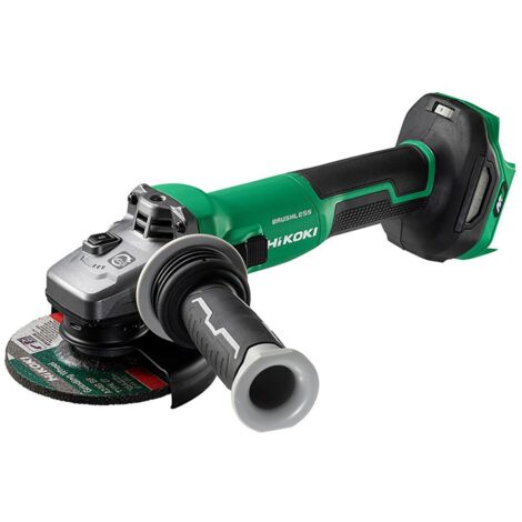 Meuleuse d'angle sans balai 125mm MULTIVOLT 36V avec régulation des vitesses et frein HiKOKI G3613DVE W4Z CORPS