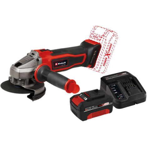 Meuleuse d'angle sans fil EINHELL TE-AG 18/115-2 Li Kit (1x 4,0 Ah)