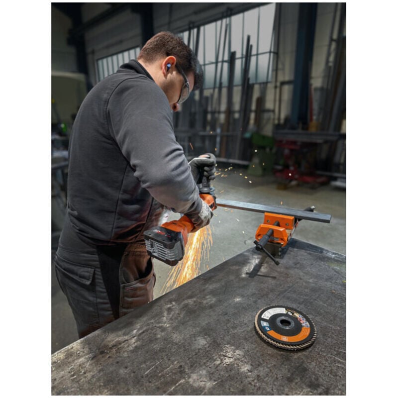 Meuleuse d'angle sans fil ø 125 mm ccg 18-125-12 pd as sans batterie ni chargeur en l-boxx - Fein