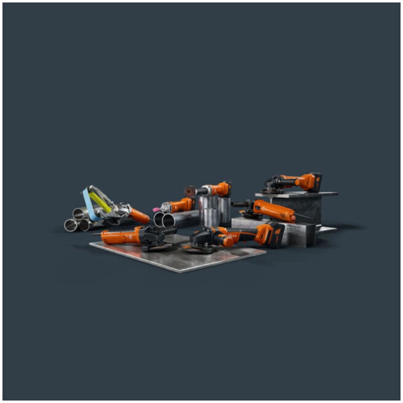 Meuleuse d'angle sans fil Fein 125 mm ccg 18-125-12 as sans batterie ni chargeur en l-boxx