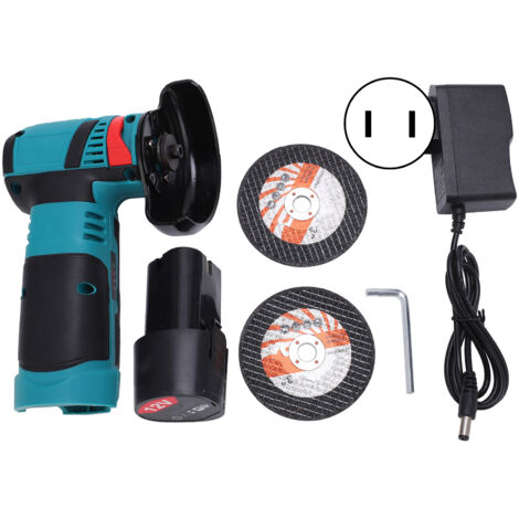 Meuleuse d'angle sans fil multifonction 19500 tr/min, batterie incluse, 100-240V, prise US