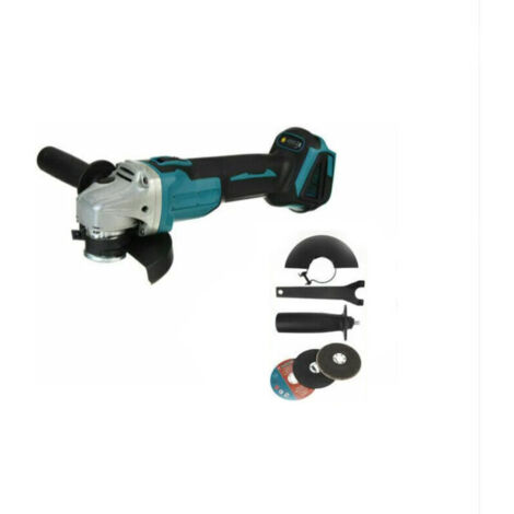 Meuleuse d'angle sans fil pour batterie 18 V Li-Ion et diamètre du disque 125 mm, profondeur de coupe 33 mm, meuleuse d'angle sans balais avec rainure Quick-Fix