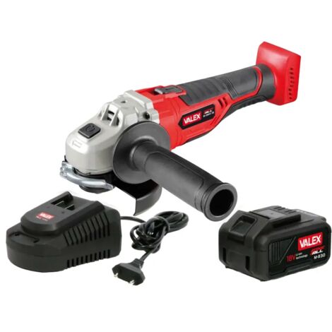 Meuleuse d'angle sans fil Valex "M-SMA1 18", avec batterie de 3 Ah et chargeur
