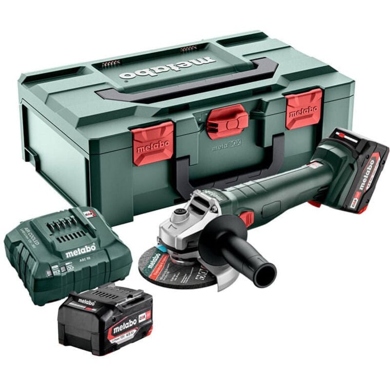 Metabo - Meuleuse d'angle 18V 4Ah w 18 l 9-125 - 602247510