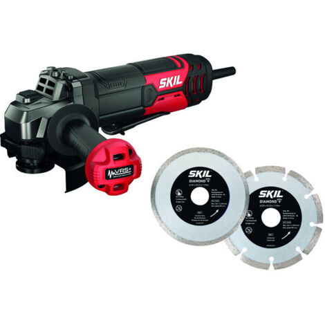 Meuleuse d’angle Skil 9132 AC 125mm 850W (Karton) + 2x disque de coupe diamant
