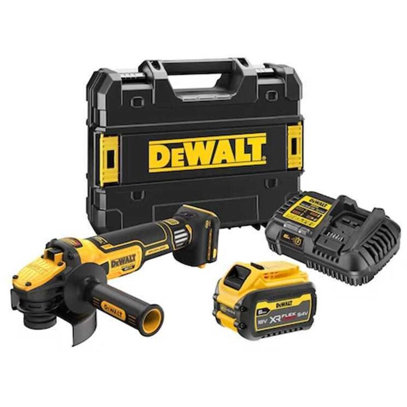 Meuleuse D'Angle DEWALT DCG409VST1-QW – 18V 6Ah Brushless Vitesse Variable - vue 2