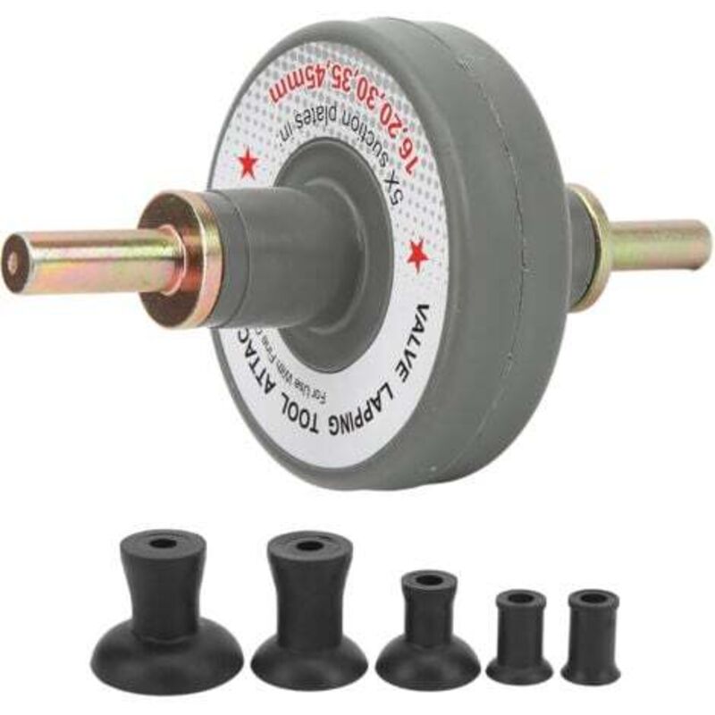 Gabrielle - Meuleuse de réparation de voiture, outil de meulage universel de soupape de moteur avec 5 plaques à vide, 1000-1250 tr/min, adapté au