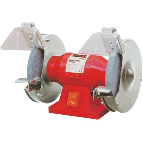 Meuleuse d'établi 150W avec disque de 150 mm pour des affûtages et des dégrossissages précis