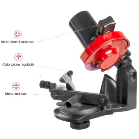 Meuleuse d'établi électrique SHARP MASTER pour tous types de chaînes