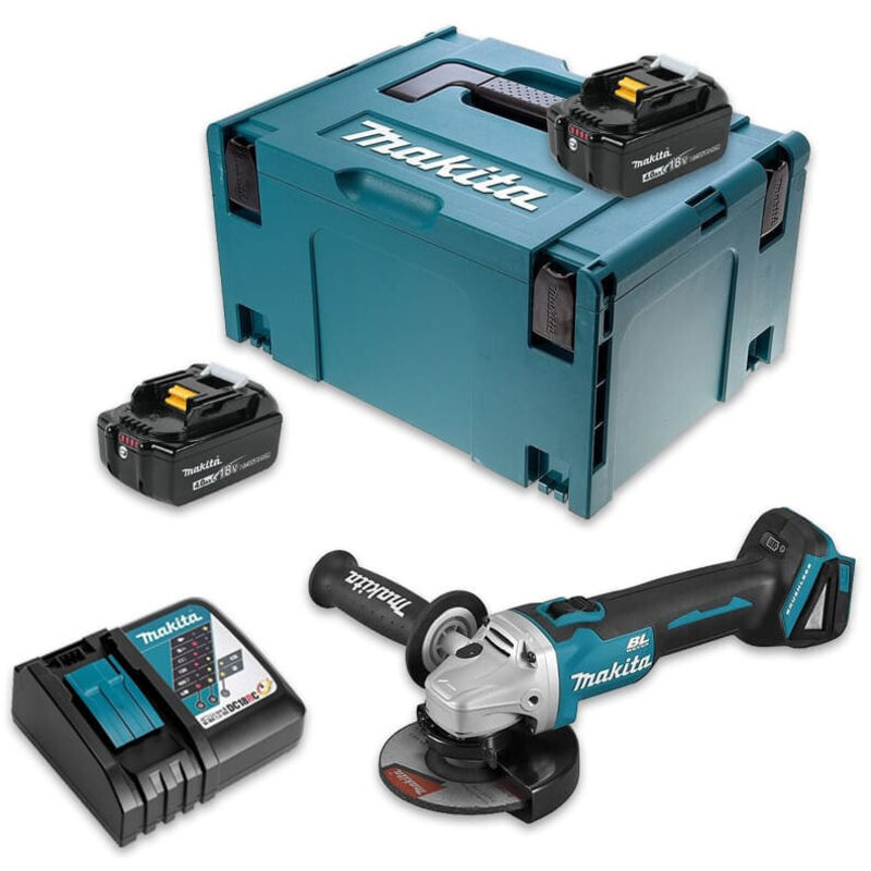 Meuleuse Makita DGA504RMJ – 18 V, 125 mm, Moteur Brushless - vue 4