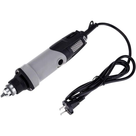 Meuleuse Droite Electrique 400W, Mini Disqueuse 6 Vitesse Réglable 0-28000r/min Outil Rotatif pour Découper, Poncer, Percer, Sculpter -