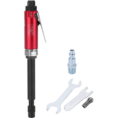 Meuleuse droite pneumatique 20000RPM 90PSI avec mandrins 3mm et 6mm pour finition précise