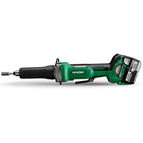 Meuleuse droite sans fil HiKOKI avec interrupteur Paddle GP18DB (5,0), mallette de transport