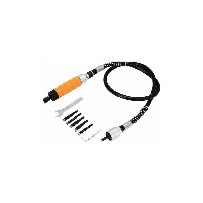 Meuleuse Électrique machine de gravure électrique- arbre flexible relié au ciseau électriquePerceuse électrique