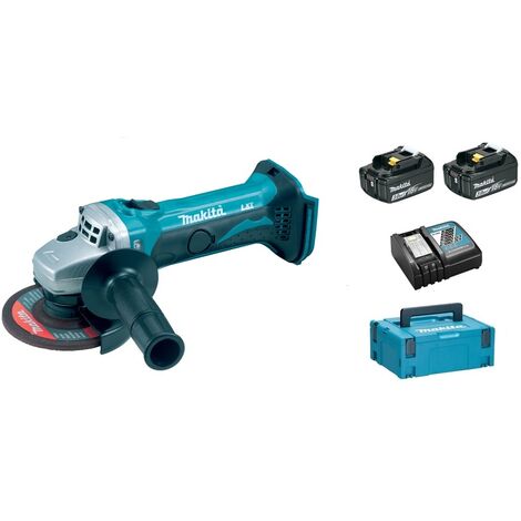Makita DGA452Z 18 V 115 mm Meuleuse d/'angle avec 1 x 3Ah Pile Chargeur