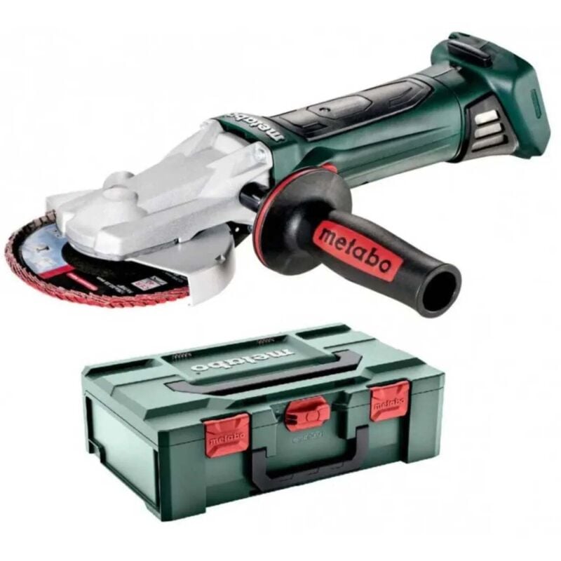 [Jamais Utilise] Meuleuse D'Angle À Tête Plate Metabo 18V Ø125Mm + Coffret Metabox Wf 18 Ltx 125 Quick (Sans Batterie)