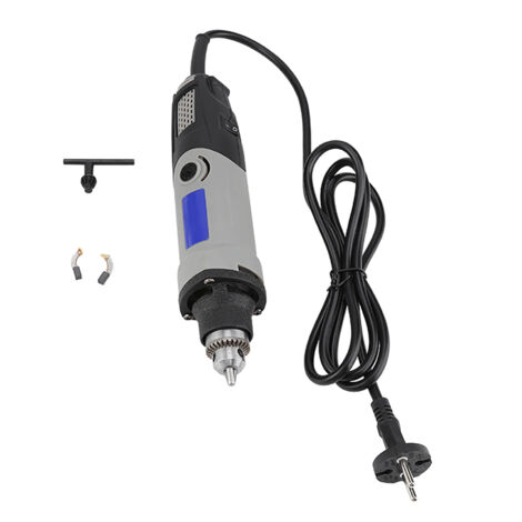 Meuleuse, Mini meuleuse, 400W Perceuse électrique à 6 positions Outil rotatif à vitesse variable Fiche UE 220V