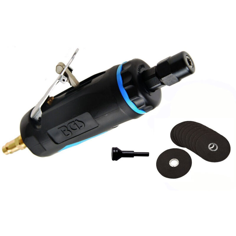 Bgs Technic - Meuleuse pneumatique bgs, axe porte meule, 10 disques 75 mm x 1.5 mm