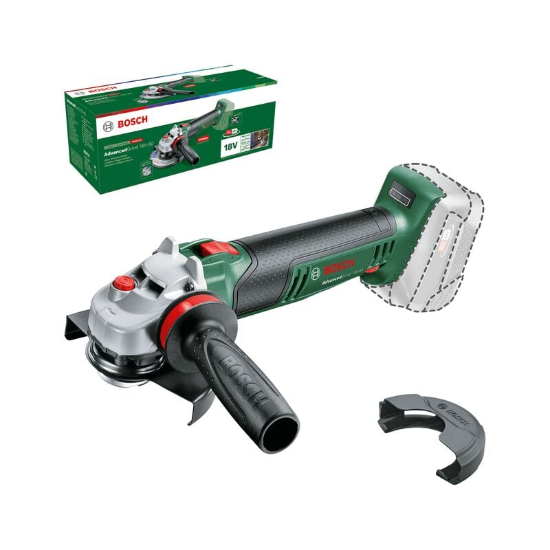 Meuleuse angulaire sans fil AdvancedGrind 18V-80 (sans batterie, système 18 v, boîtier) - Bosch