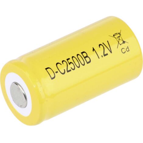 Mexcel Batteria ricaricabile speciale 1/2 Torcia (C) NiCd 1.2 V 2500 mAh 1 pz.
