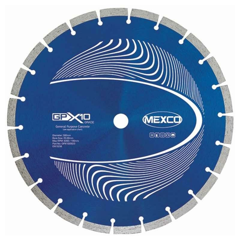 300Mm Concrete X10 Grade Diamond Blade - Mexco