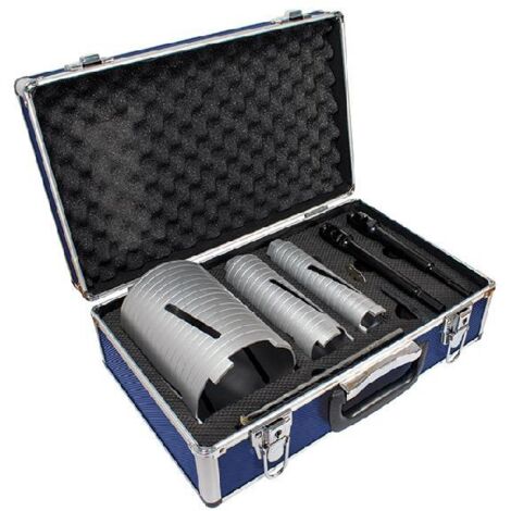 Mexco 7-Piece Slotted Dry Core Drill Kit for Masonry