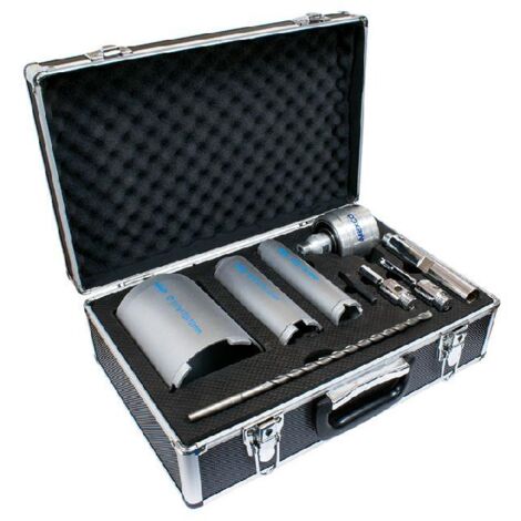 Mexco 9 Piece Dust Management Core Drill Kit for Faster Drilling