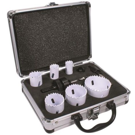MEXCO A10HOLKIT Bi-Metal Holesaw Set, 6 Piece (19-57mm) MEXHOLSET
