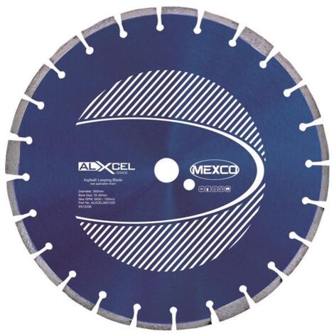 Mexco Asphalt Looping Diamond Blade 350 X 25.4Mm X 12Mm Width