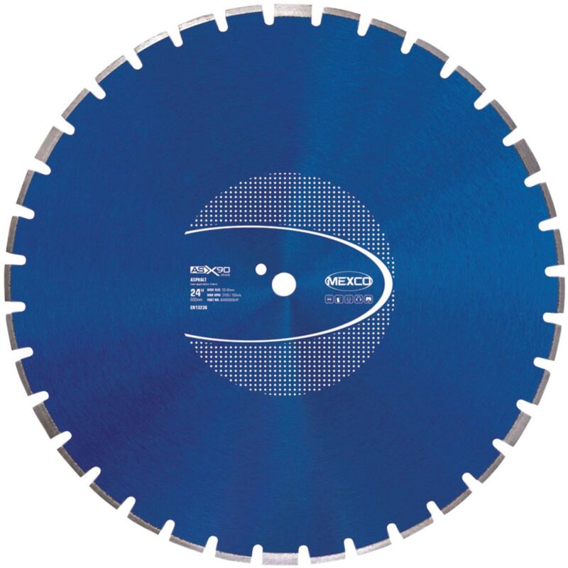 MEXCO Asphalt X90 Grade Diamond Blade 600 x 25.4mm