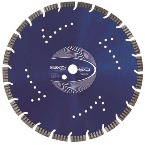 MEXCO GPX1535025 GPX10-15 Concrete Diamond Blade 350 x 25.4mm MEXGPX153505