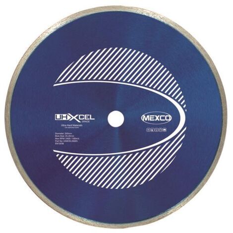MEXCO UHXCEL35025 UHXCEL Ultra Hard Materials Diamond Blade 350 x 25.4mm MEXUHXL35025