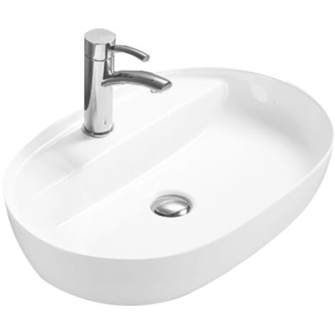 Mexen Adel lavabo de comptoir 60 x 41 cm, Blanc - 22166000