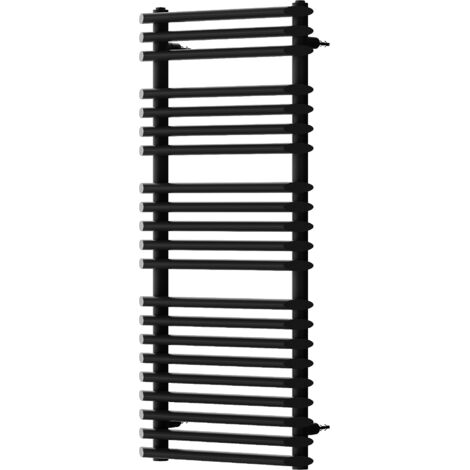 Mexen Akan Badezimmerheizkörper 1080 x 500 mm, 784 W, schwarz - W121-1080-500-00-70