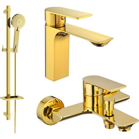Mexen Alexa DQ40 set da bagno, oro - 71203DQ40-50