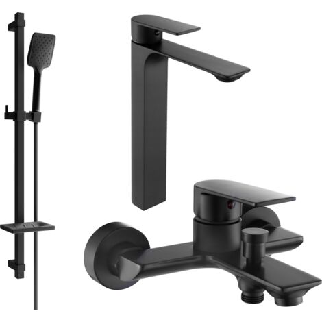 Mexen Alexa DQ62 ensemble de bain, noir - 71213DQ62-70