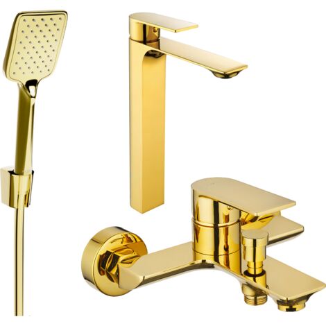 Mexen Alexa R62 set da bagno, dorato - 71213R62-50