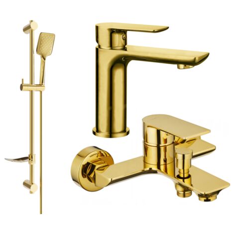 Mexen Alfa DF62 set da vasca, oro - 745703DF62-50